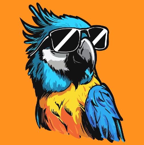 Vector Parrot | Decals.com